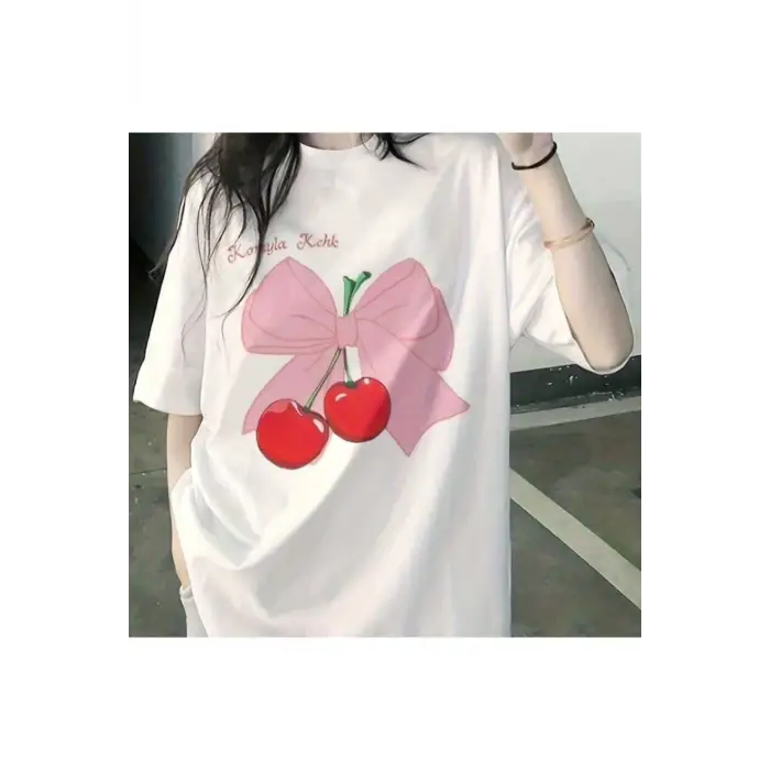 Red Cherry Bomb Oversize Unisex