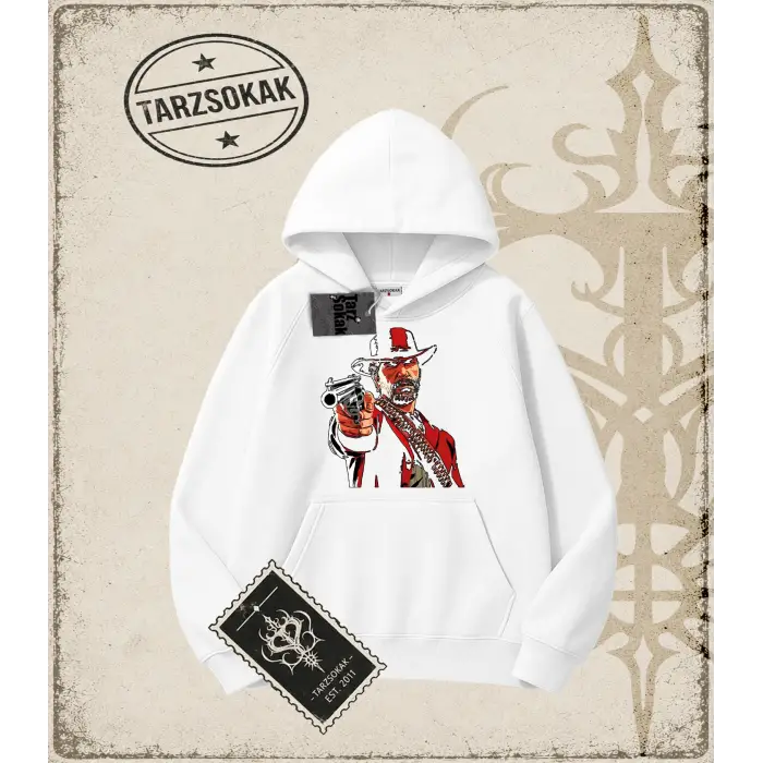 Red Dead Oversize Unisex Kapşonlu Sweatshirt