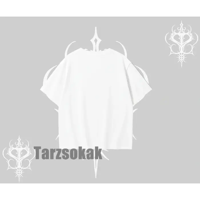 Relax Kedi Baskılı Oversize Tshirt - Çocuk