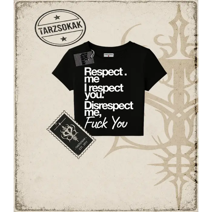 RESPECT ME Kadın Baby Tee