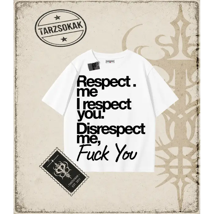 RESPECT ME Oversize Unisex Tişört