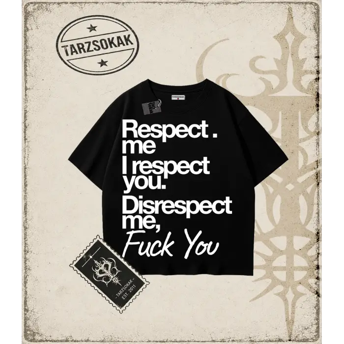 RESPECT ME Oversize Unisex Tişört