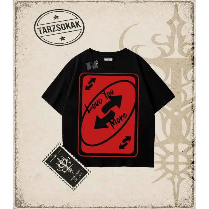 REVERSE Oversize Unisex Tişört