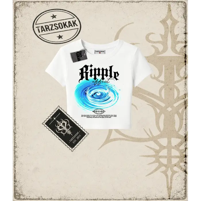 RIPPLE Kadın Baby Tee