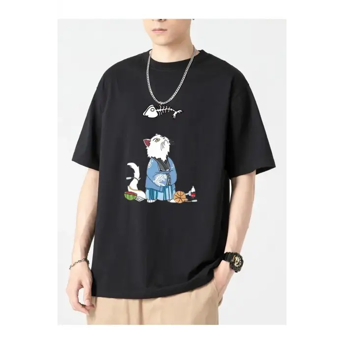 Samurai Cat Oversize Unisex