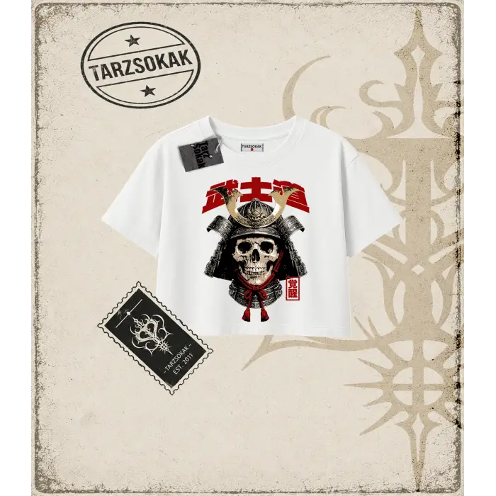 SAMURAI Kadın Crop Tişört