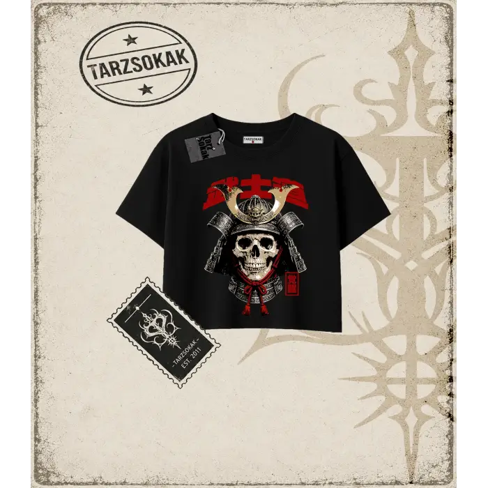 SAMURAI Kadın Crop Tişört