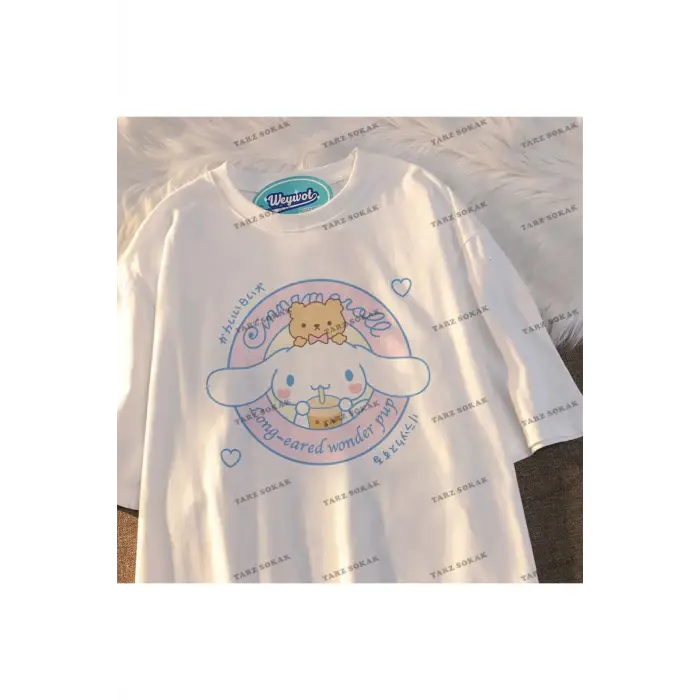 Sanrio Cinnamoroll kısa kollu giysi
