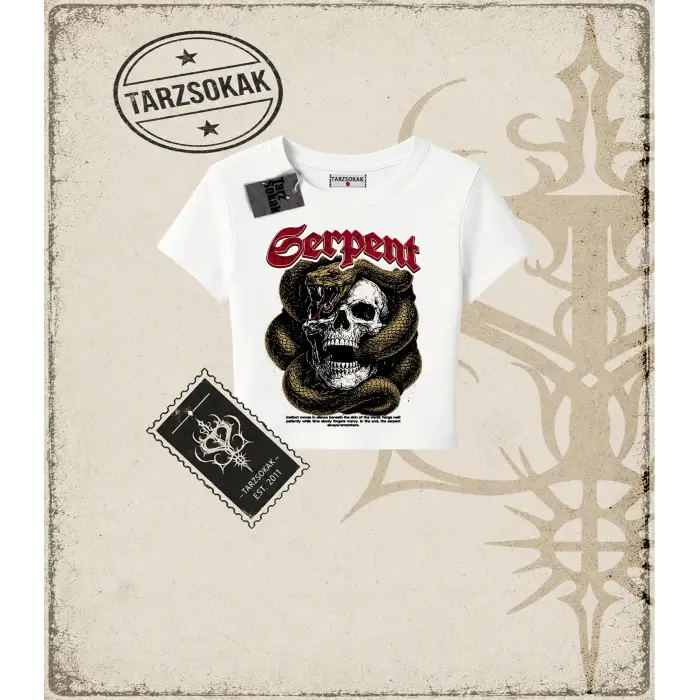 SERPENT Kadın Baby Tee