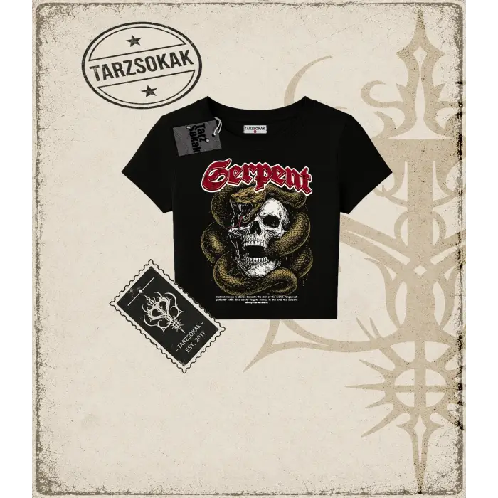 SERPENT Kadın Baby Tee