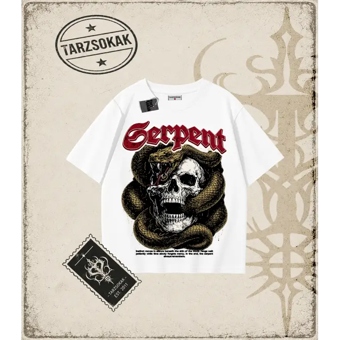 SERPENT Oversize Unisex Tişört