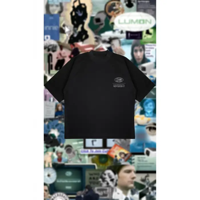 Severence Baskılı Oversize Unisex Pamuklu Nefes Alan Kalın Kumaşlı