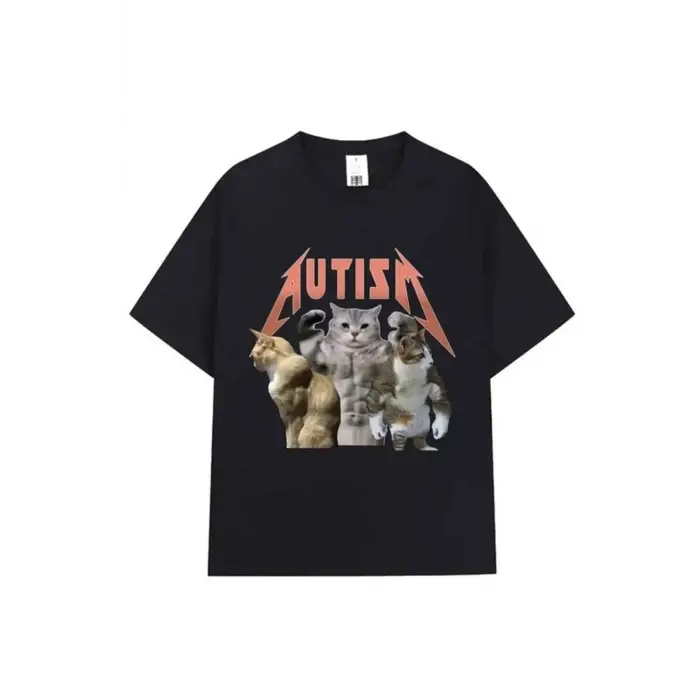 Siyah Autism Cats Unisex
