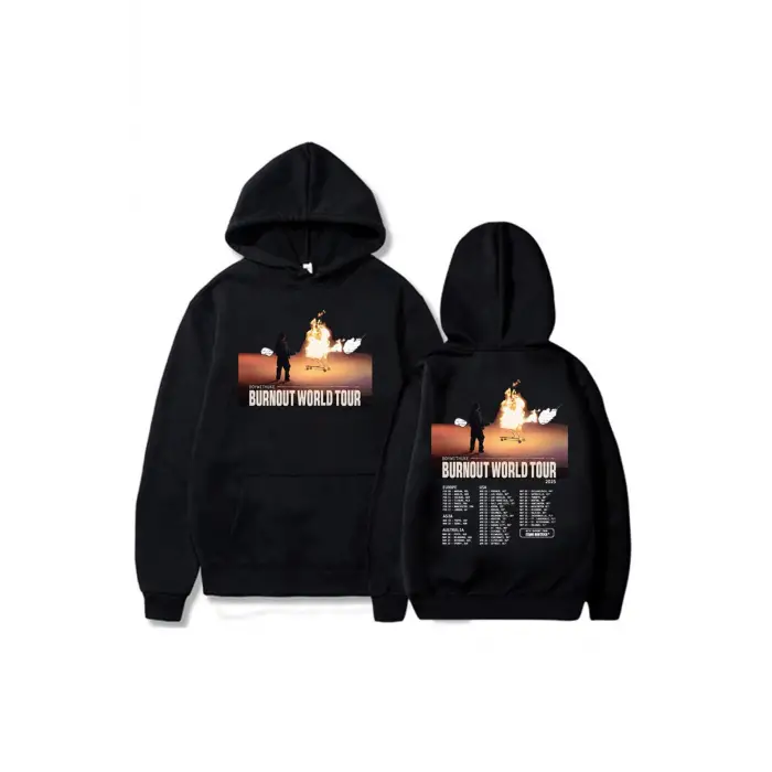 Siyah Boywithuke Tükenmişlik Dünya Turu , Sudadera Mujer u Rahat