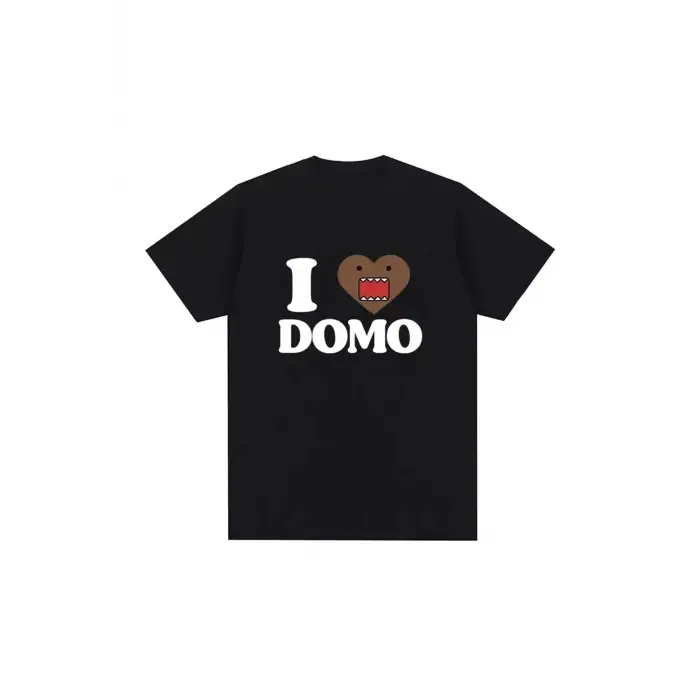 Siyah Domo Kunyu seviyorum eğlenceli Retro s