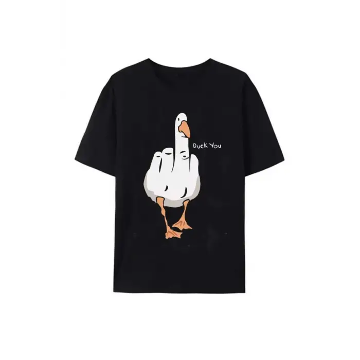 Siyah Duck You Unisex