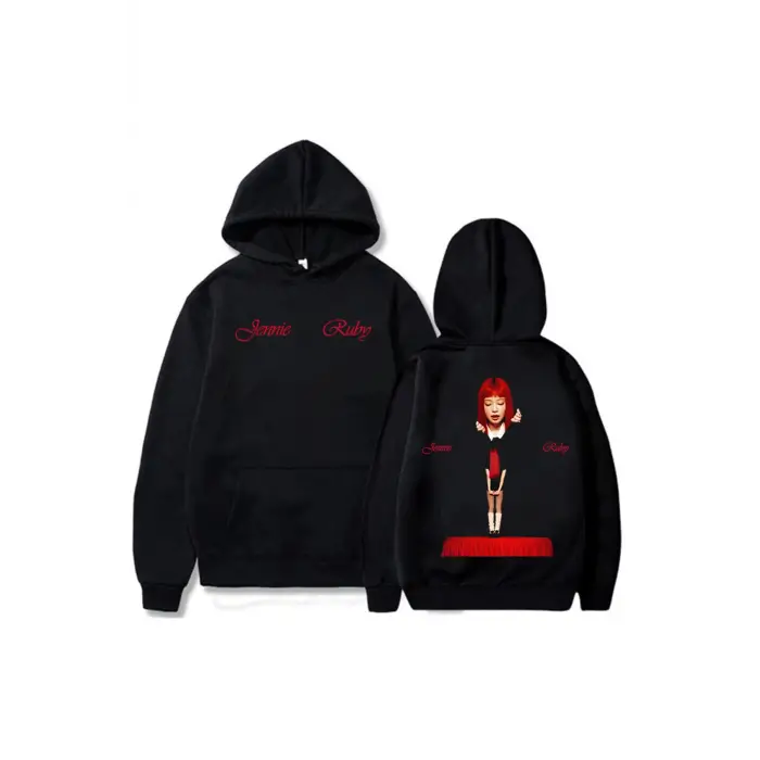 Siyah Jennie Ruby 1st Studio Albümü ExtraL Yeni Kore kıcı Grafik