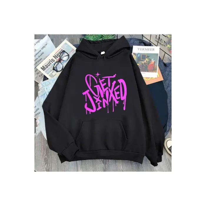 Siyah Jinx Arcane DÜŞMAN Sudaderas