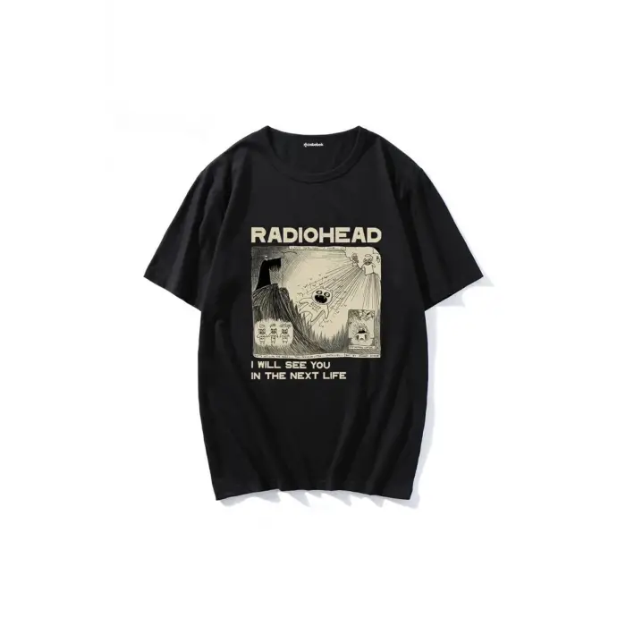 Siyah Radiohead - I Will See You (unisex)