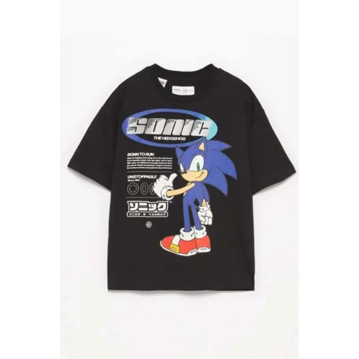 Siyah Super Sonic Unstoppable Unisex