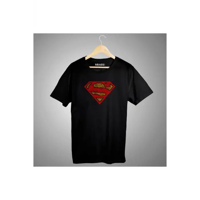 Siyah Superman Tişört