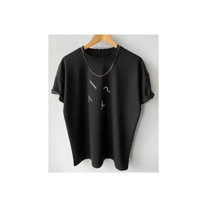 Siyah Unısex Aır Oversize Tshirt