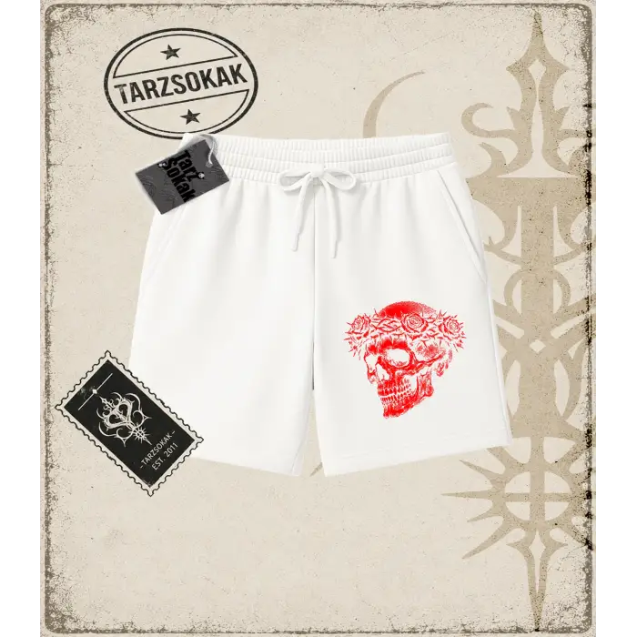 SKULL   Unisex Şort