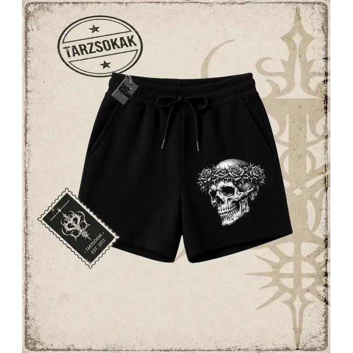 SKULL   Unisex Şort