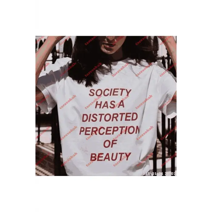 Slogan Unisex Yazılı Oversize Tshirt TWGWBR13