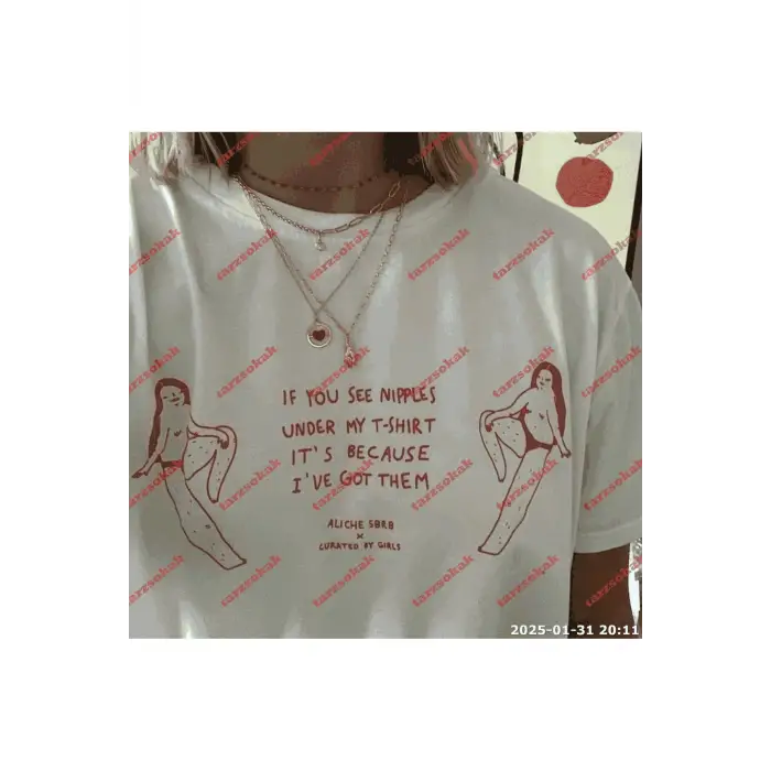 Slogan Unisex Yazılı Oversize Tshirt TWGWBR21