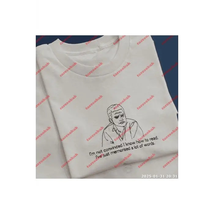 Slogan Unisex Yazılı Oversize Tshirt TWGWBR22