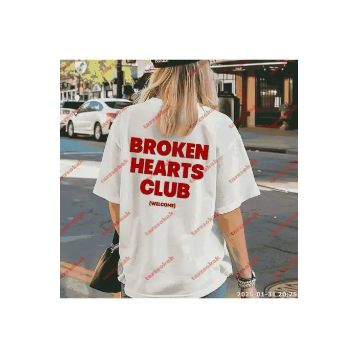 Slogan Unisex Yazılı Oversize Tshirt TWGWBR24