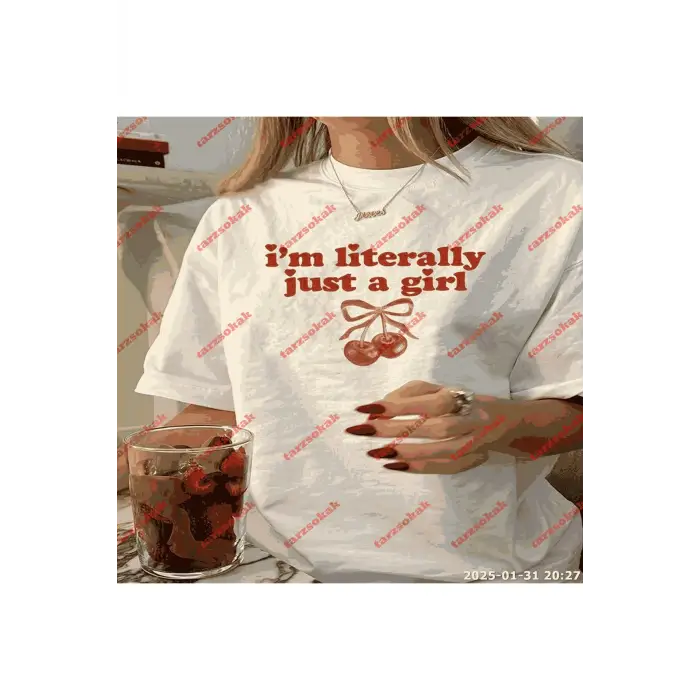 Slogan Unisex Yazılı Oversize Tshirt TWGWBR30