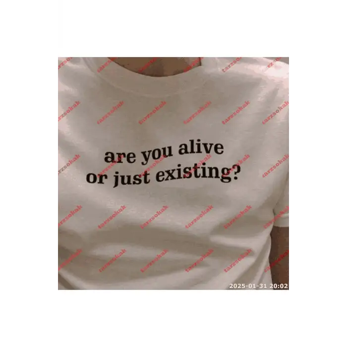 Slogan Unisex Yazılı Oversize Tshirt TWGWBR34