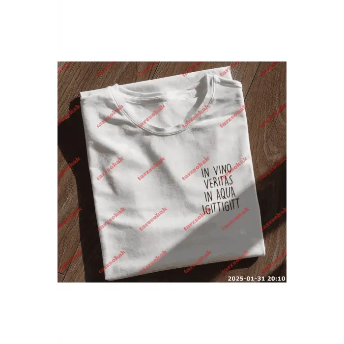 Slogan Unisex Yazılı Oversize Tshirt TWGWBR4