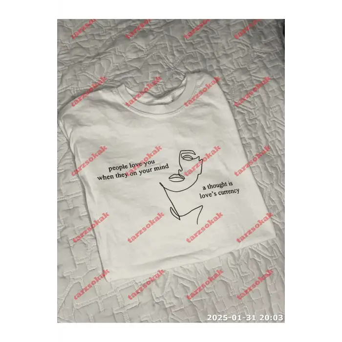 Slogan Unisex Yazılı Oversize Tshirt TWGWBR5
