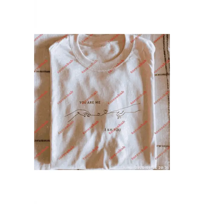 Slogan Unisex Yazılı Oversize Tshirt TWGWBR50