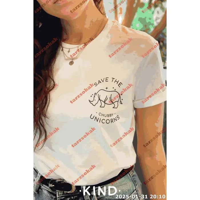 Slogan Unisex Yazılı Oversize Tshirt TWGWBR59