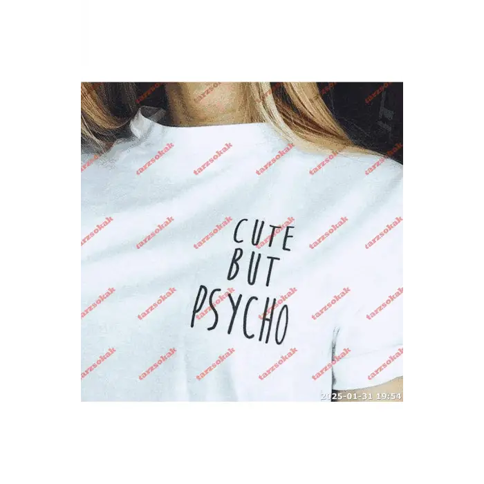 Slogan Unisex Yazılı Oversize Tshirt TWGWBR67