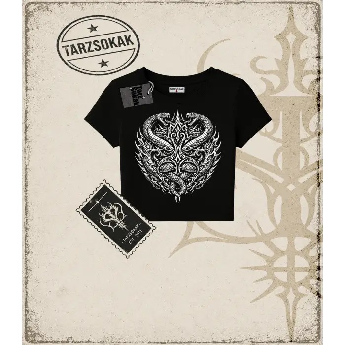 SNAKE   Kadın Baby Tee