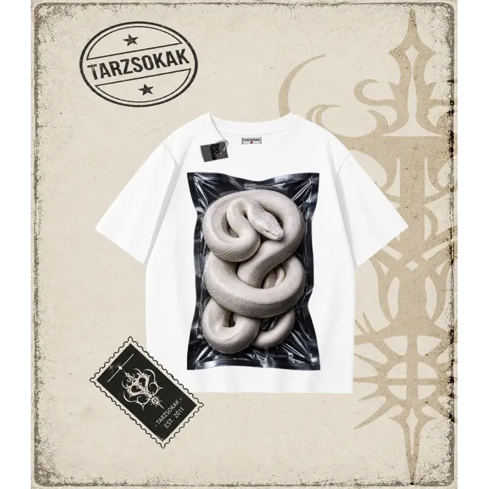 SNAKE Oversize Unisex Tişört