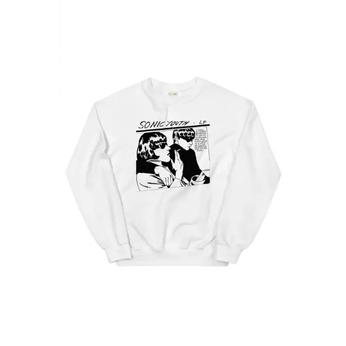 Sonic Youth Sweatshirt Beyaz