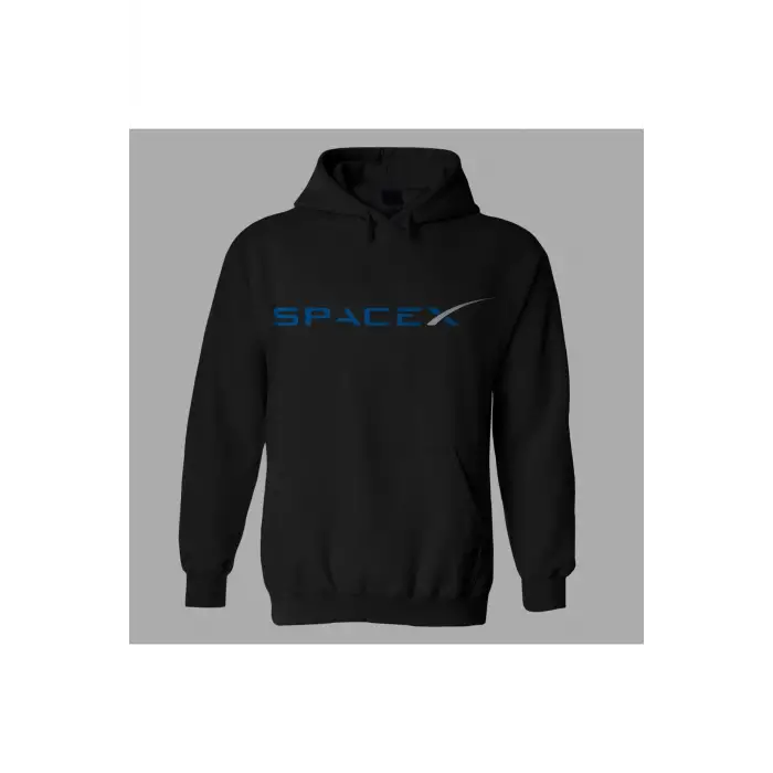 Space X Kapüşönlu Hoodie