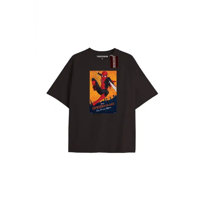 Spider-Man Gazete baskı Model No Way Home Tshirt