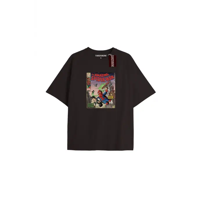 Spider-Man Gazete baskı Model No Way Home Tshirt