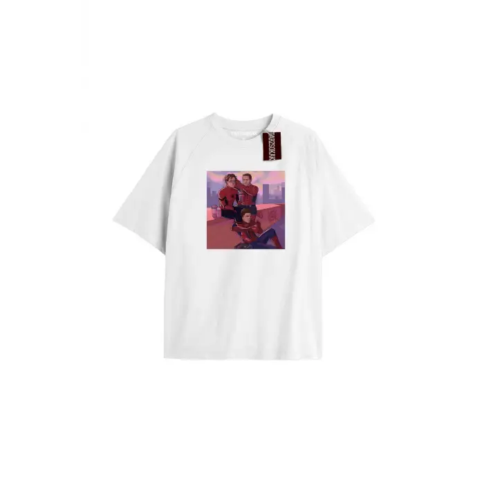 Spider-Man Gazete baskı Model No Way Home Tshirt