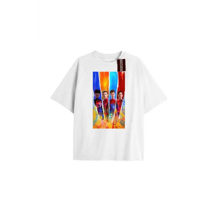 Spider-Man Gazete baskı Model No Way Home Tshirt