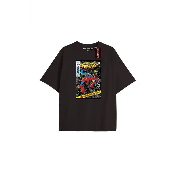 Spider-Man Gazete baskı Model No Way Home Tshirt