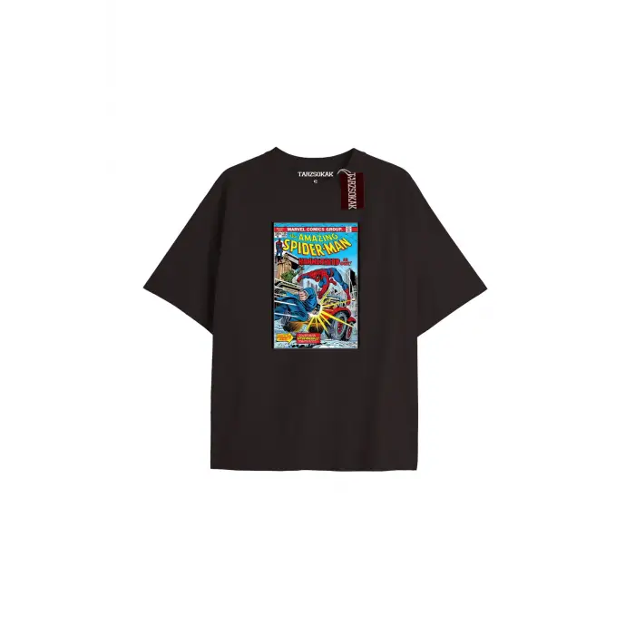 Spider-Man Gazete baskı Model No Way Home Tshirt