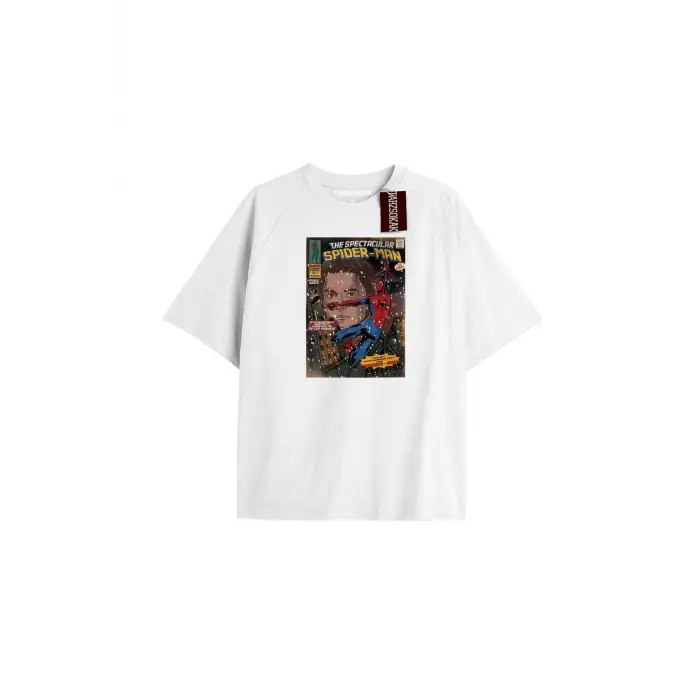 Spider-Man Gazete baskı Model No Way Home Tshirt